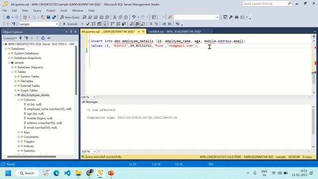 How to Insert Record in SQL Table | SQL Insert Statement смотреть онлайн