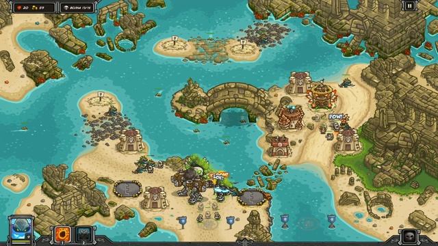 Kingdom Rush Frontiers ЗАТОНУВШАЯ ЦИТАДЕЛЬ - Максимальная Сложность + Heroic + Iron (Steam) смотреть онлайн