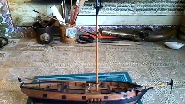 Пиратский шлюп. Рангоут . ( Pirate ship. Mastinq. ) смотреть онлайн