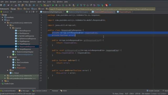 Obtener y registrar datos usando Retrofit y GSON смотреть онлайн