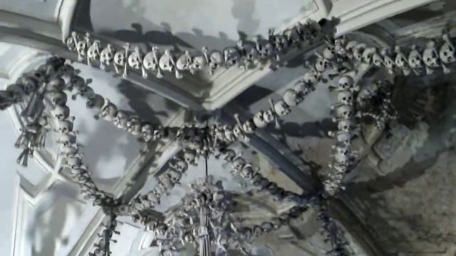 The Sedlec Ossuary, (The Bone Church), Kutna Hora, Czech Republic смотреть онлайн