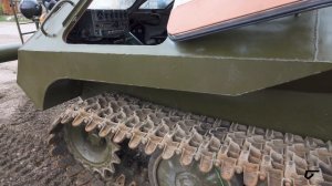 Вездеход МСГ-2 (МТЛБу) после легкой модернизации на широкой снегоболотоходной гусенице