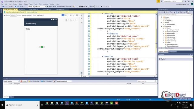 Xamarin Android Tutorial - Send Post Request to Rest API with Refit смотреть онлайн