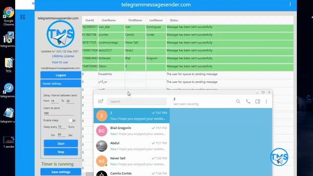 Telegram Message Sender - Send Telegram Bulk Message смотреть онлайн