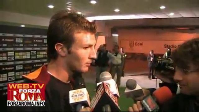 Marco Motta dopo Roma-Bologna del 01/11/2009 смотреть онлайн