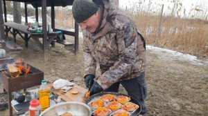 РЫБАЛКА НА ФОРЕЛЬ. ПРИГОТОВЛЕНИЕ БЛЮДА НА МАНГАЛЕ. РЕЦЕПТЫ СЮФ