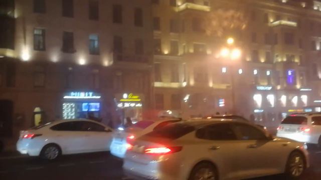 Это Питер Байкеры чудят. Файер шоу. Невский. смотреть онлайн