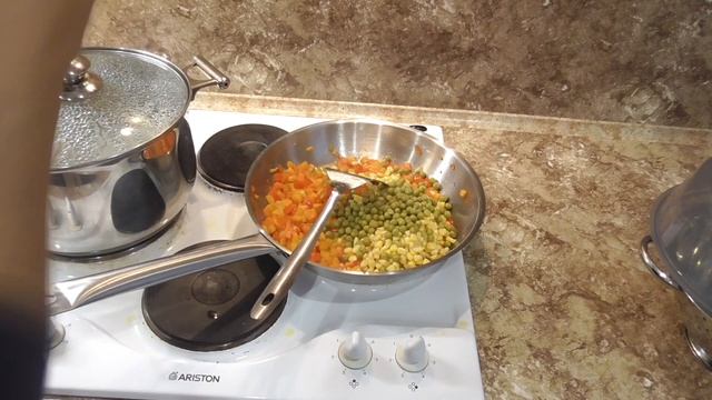 Новый рецепт Риса с овощами (мозаика)/Вкуснейший гарнир. смотреть онлайн