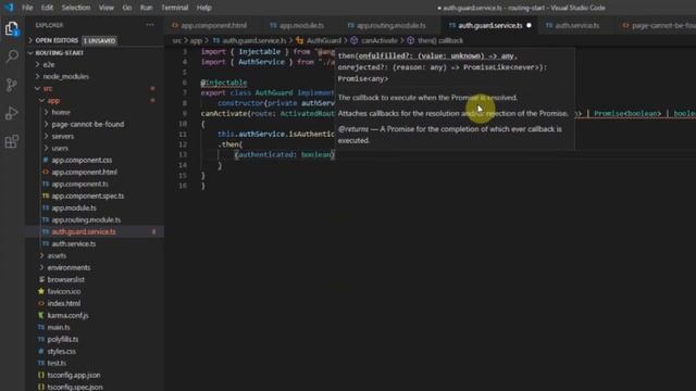 Angular Guard | CanActivate in angular | Angular Tutorial смотреть онлайн