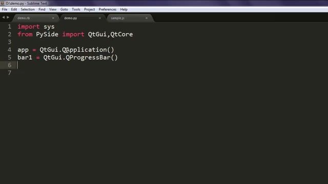 PySide Progress Bar Widget QProgressBar смотреть онлайн