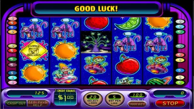 Slot ? LITTLE GREEN MEN FAMILY REUNION ? Bonus 2 смотреть онлайн