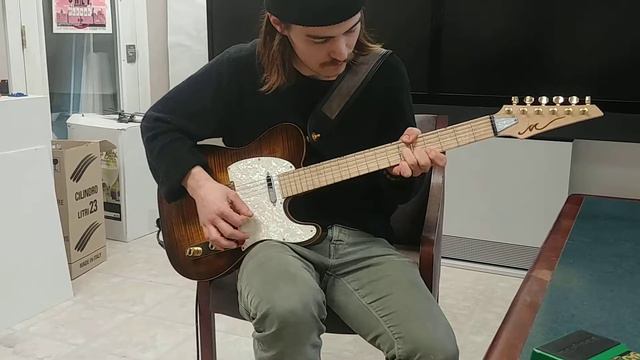 Impromptu jam on my custom built telecaster смотреть онлайн