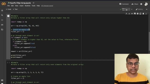 NumPy Array Filter смотреть онлайн