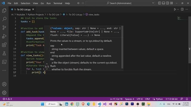 Python Projects #1 - To Do List смотреть онлайн