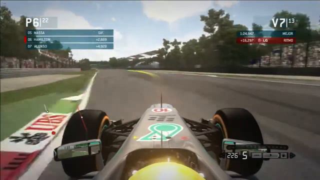 F1 2013 PS3 | Carrera Monza | Mercedes смотреть онлайн