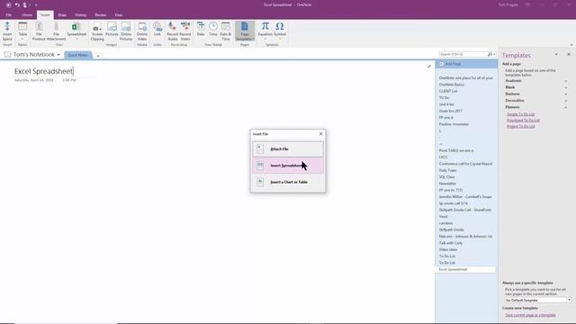 Importing an Excel File into OneNote - How to Import an Excel spreadsheet into OneNote смотреть онлайн