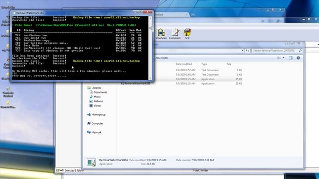 how to remove windows 7 watermarks build 7100 rc1 смотреть онлайн