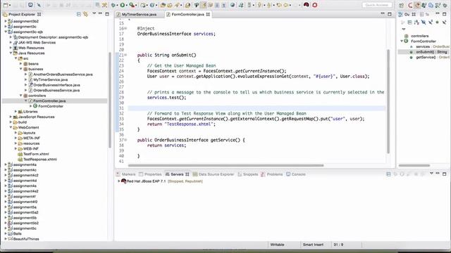 Java EE Timer Scheduled events смотреть онлайн