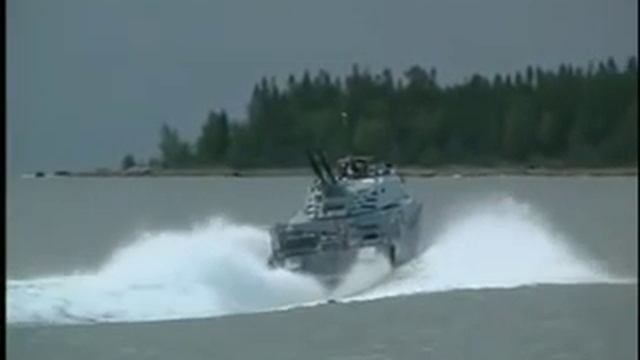 Swedish Navy shooting with AMOS from Combat Boat 90H смотреть онлайн