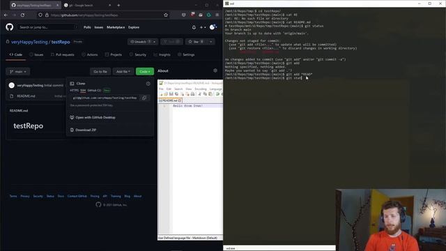 Getting started with Git. Basic commands. смотреть онлайн