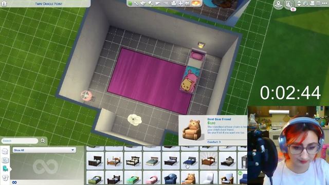 Sims Speed Build: Pt. 5 | Kids Room Stuff Pack, daughters room смотреть онлайн