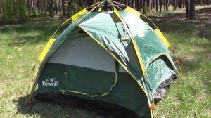 ПАЛАТКА на 3-4 места из КИТАЯ с автоматическим каркасом