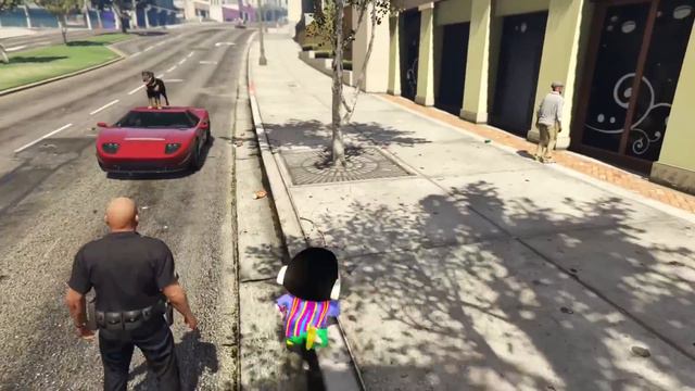 GTA V : Franklin ARRESTED Shinchan And CHOP || Professor Of Pc Gaming