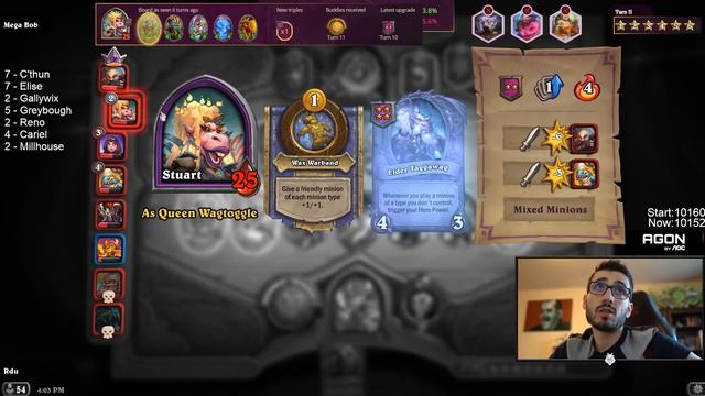 😲SO MANY STATS PER TURN😮| Rdu Hearthstone Battlegrounds смотреть онлайн