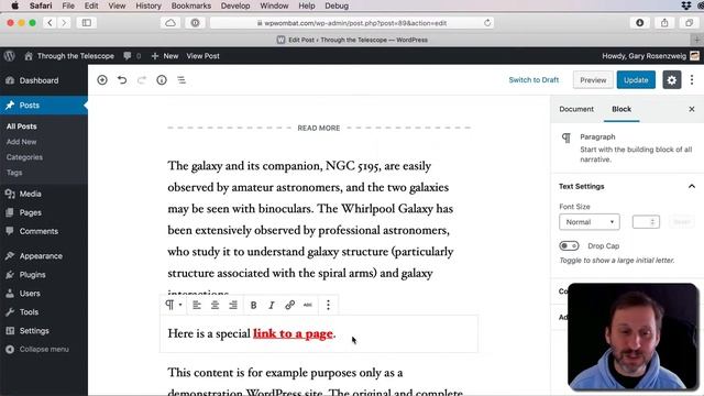 Styling Links and Text In WordPress Blocks With HTML смотреть онлайн