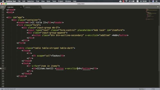 Уроки Vue js практика - Task list смотреть онлайн