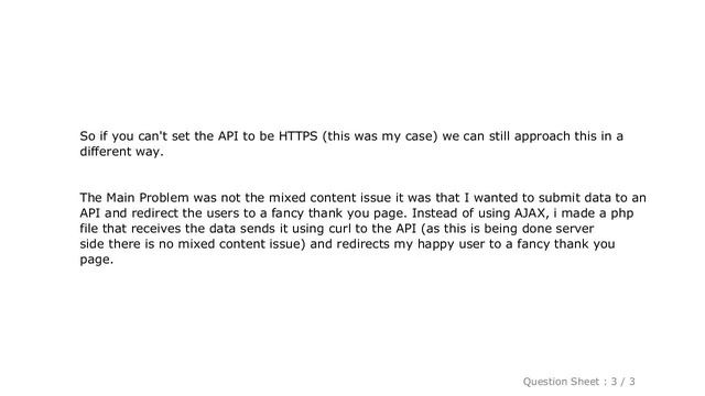 JavaScript : "Mixed content blocked" when running an HTTP AJAX operation in an HTTPS page смотреть онлайн