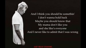 Justin Bieber - Love yourself (lyrics, karaoke) // Джастин Бибер (текст песни, караоке)