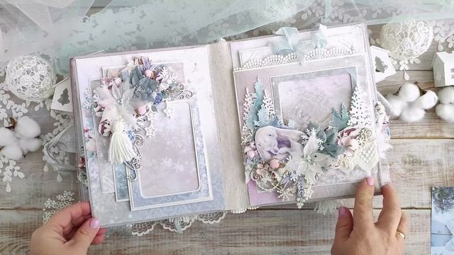 Видеообзор альбома по СП "Снежные объятия" / Обзор / Скрапбукинг / #dies_Fantasy смотреть онлайн