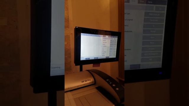 HP Designjet T1700 Scan to network смотреть онлайн