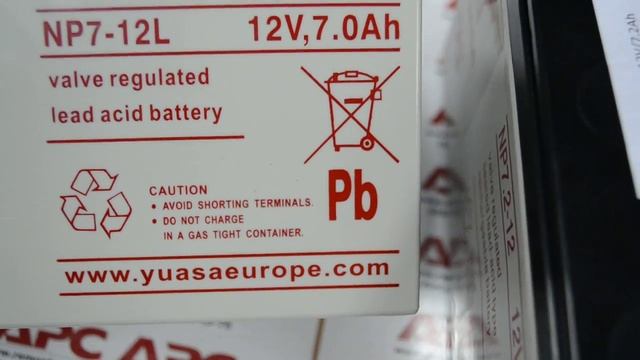NP7.2-12 12V 7.2Ah Yuasa смотреть онлайн