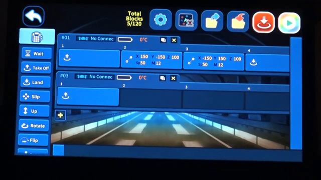 DJI flight carpet flight with TELLO EDU app, with Robomaster TT.. Views of tablet block program. смотреть онлайн