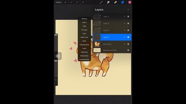 PROCREATE ANIMATION & GIF //How to-tutorial//Shiba Inu смотреть онлайн