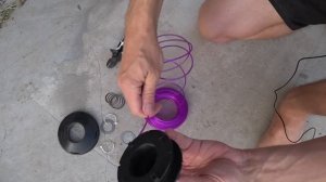 КАК НАМОТАТЬ ЛЕСКУ НА КОСИЛЬНУЮ ГОЛОВКУ триммера мотокосы