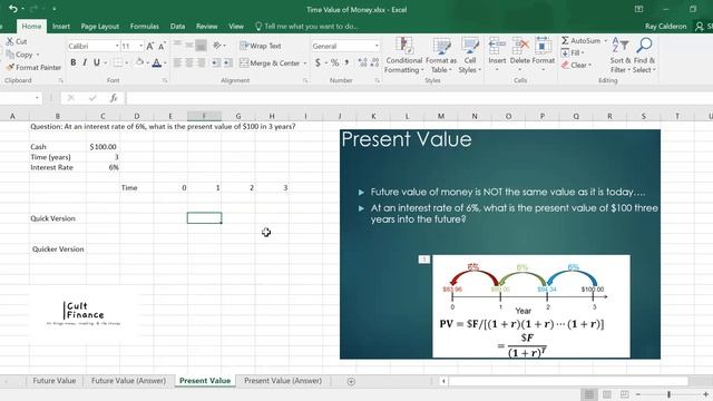The Time Value of Money Computed in Excel смотреть онлайн