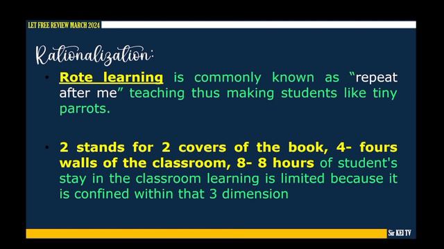 PROFESSIONAL EDUCATION Set D Rationalization (Part 1) смотреть онлайн