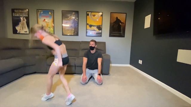 How To Do A Back Walkover For Beginners - At Home Tutorial (Step 3) смотреть онлайн