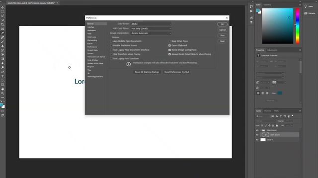 How to disable lerom ipsum text in photoshop 2022 смотреть онлайн