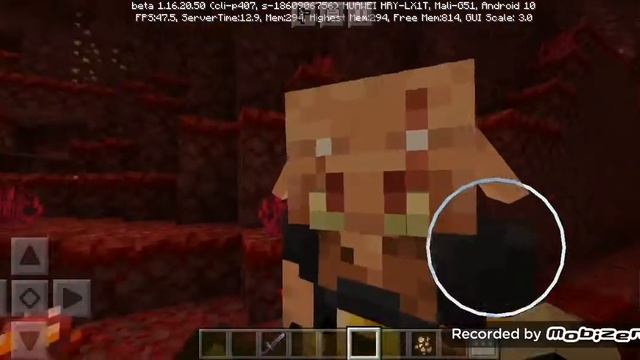 Новый моб в версии майнкрафта 1.16 - Piglin Brute - брутальный пиглин 1.16.20.50.