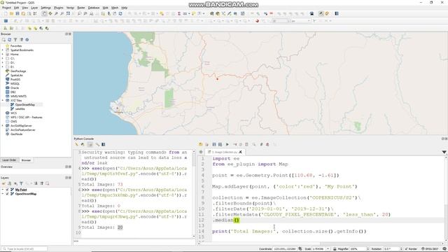 QGIS Tutorial - Google Earth Engine Plugin: #3 Filtering Image Collection смотреть онлайн