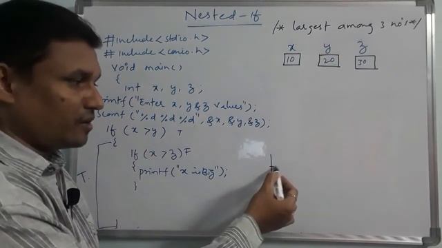 Nested if statement in c | Conditional Statements in C | C Tutorial | By Sudhakar Bogam | in telugu смотреть онлайн