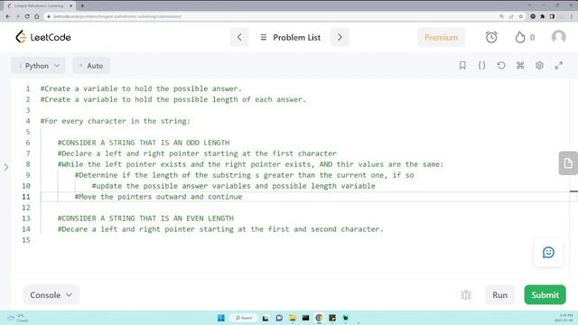 5. Longest Palindromic Substring - Java LeetCode Solution смотреть онлайн