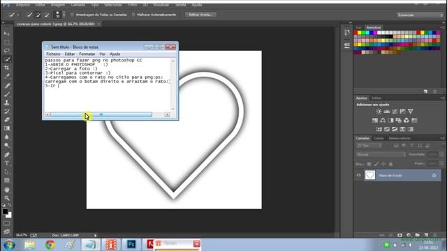 Como fazer Png no photoshop CC? смотреть онлайн