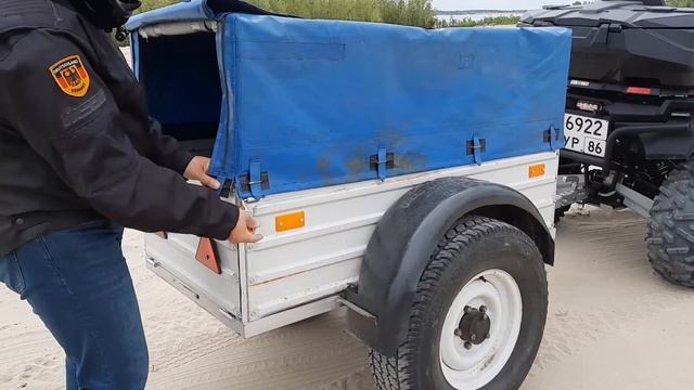 Прицеп для квадроцикла Stels Guepard (и т.п.) смотреть онлайн