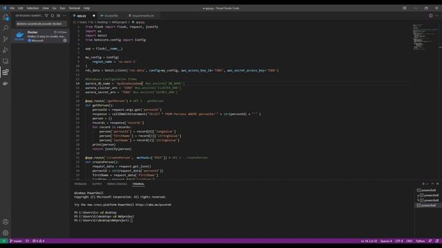 How to build Docker based Flask app with Aurora Serverless смотреть онлайн