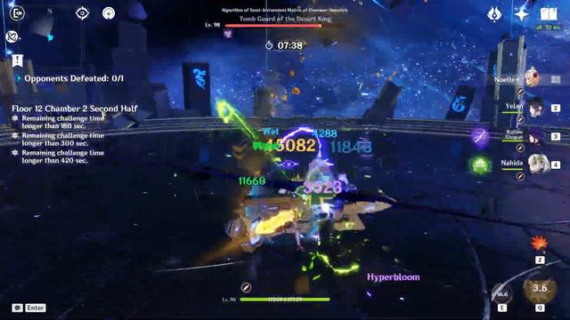 Haydoran: Genshin impact Spiral Abyss 3.8 Sayu taser & Noelle hyperbloom/Aggravate смотреть онлайн